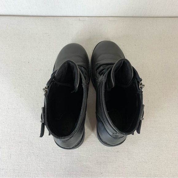 B.O.C.~Women’s ‘Godfrey’‎ Faux Leather Lug Sole Buckled Combat Boots~Sz 9.5 - Picture 8 of 12